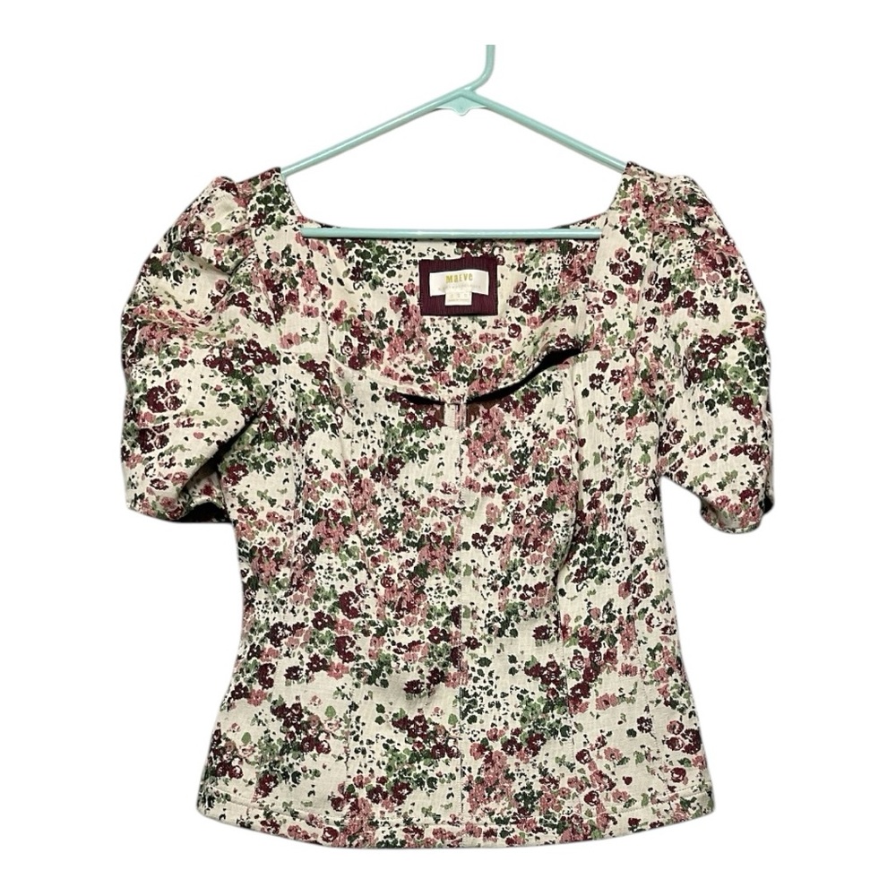 Women’s Anthropologie Maeve Alchemy fitted, floral tapestry top, size 12